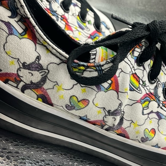 Converse Black and White Low-Top Sneakers - Picture 11 of 13